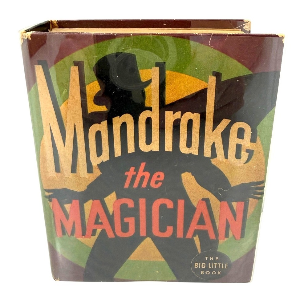 Vintage 1935 Mandrake the Magician Big Little Book Whitman Publishing Lee Falk
